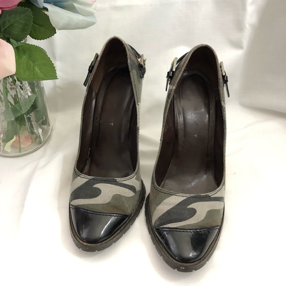 Colin Stuart Camouflage Pumps Heels Size 7 - Picture 2 of 7
